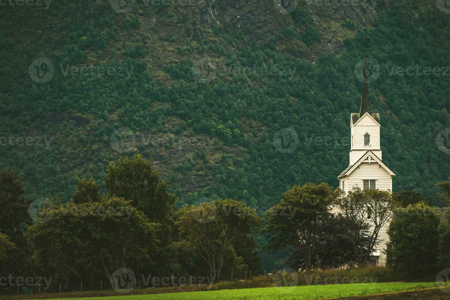 pequeno norueguês Igreja foto