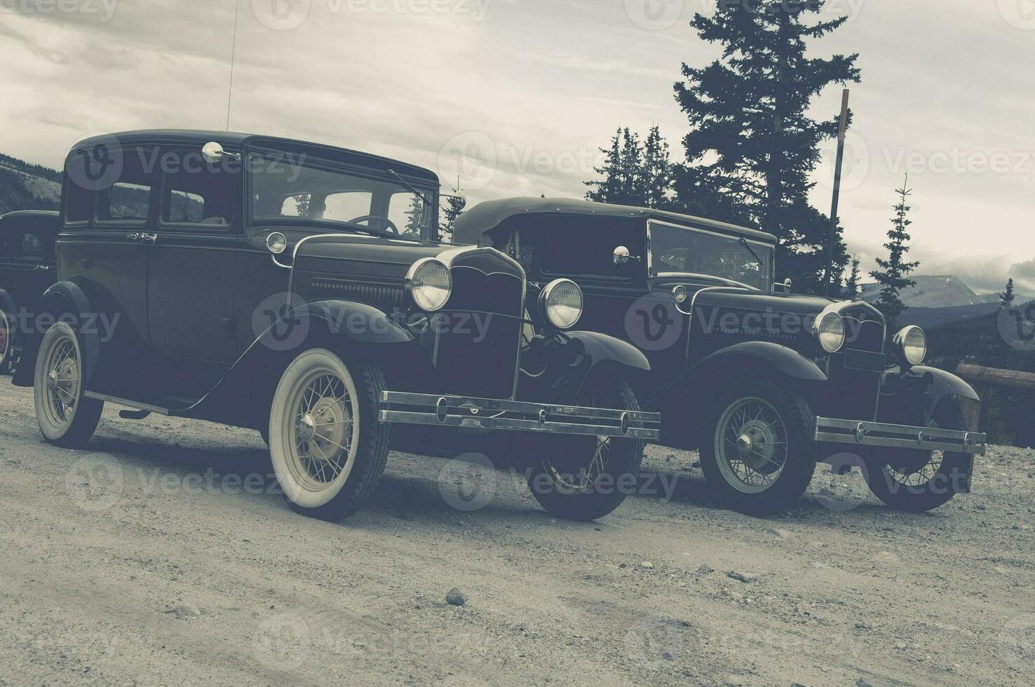 vintage carros velho temporizadores foto