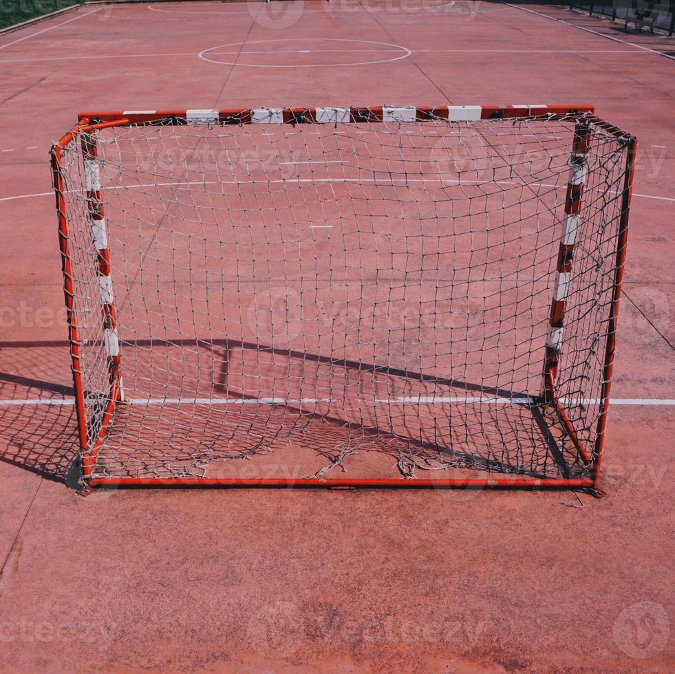 equipamentos de esporte para gol de futebol de rua foto