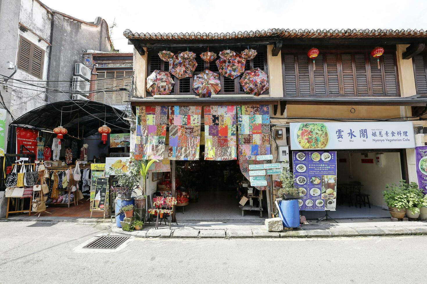 George cidade, penang, Malásia Junho 5, 2019 14 vivo história é uma artesanato fazer compras ao longo armênio rua. foto