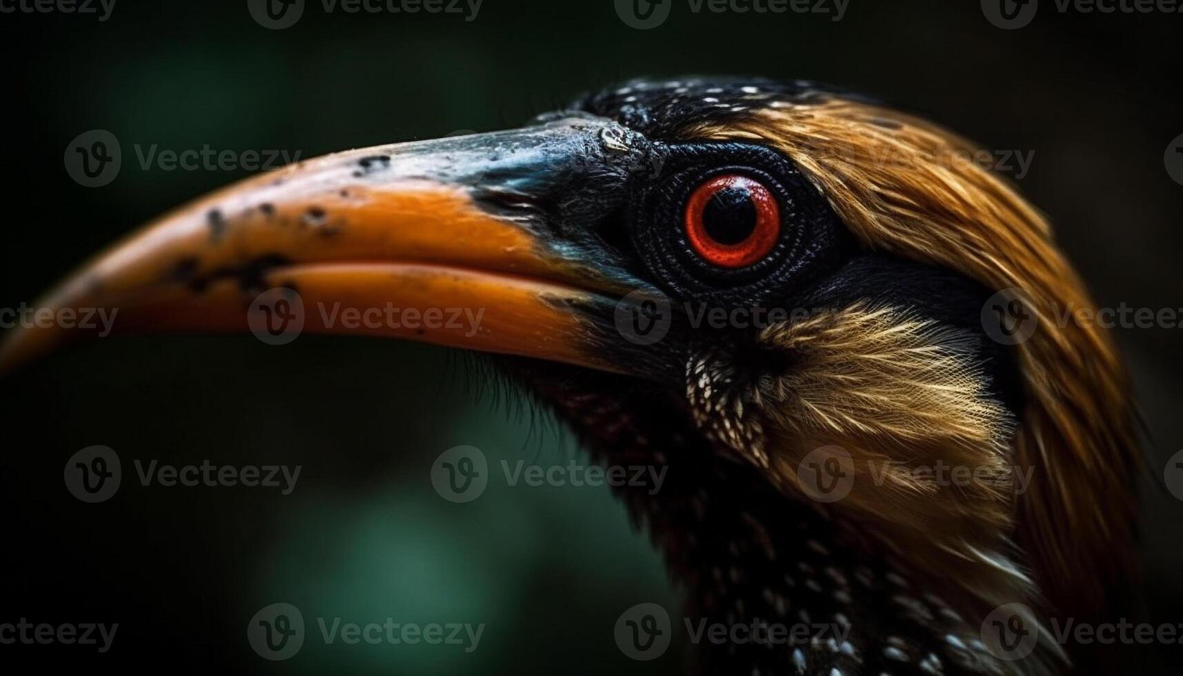 amarelo bico, Preto cabeça, azul olhos, Falcão gerado de ai foto