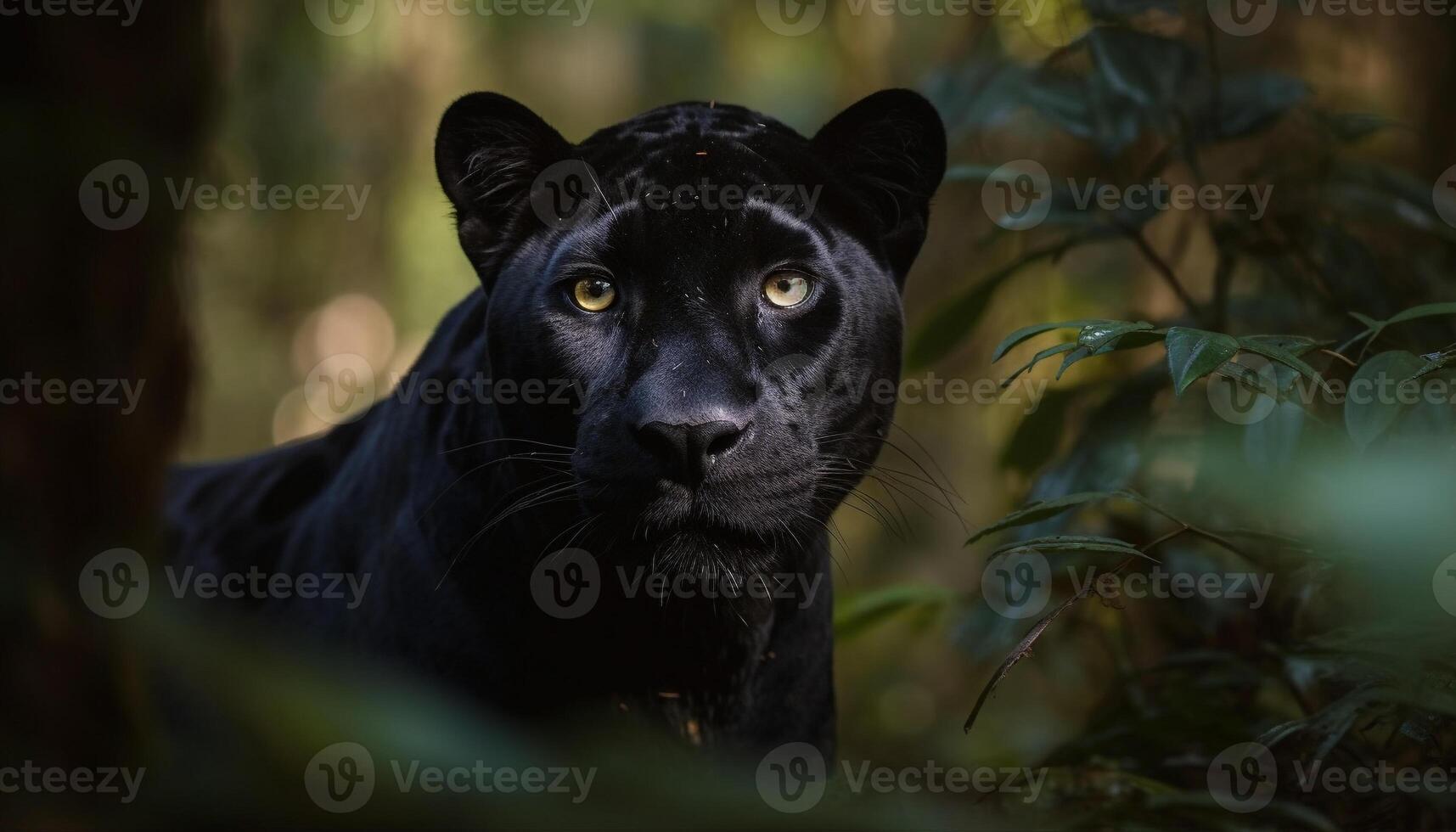 felino beleza dentro natureza, tigre caminhando alerta gerado de ai foto