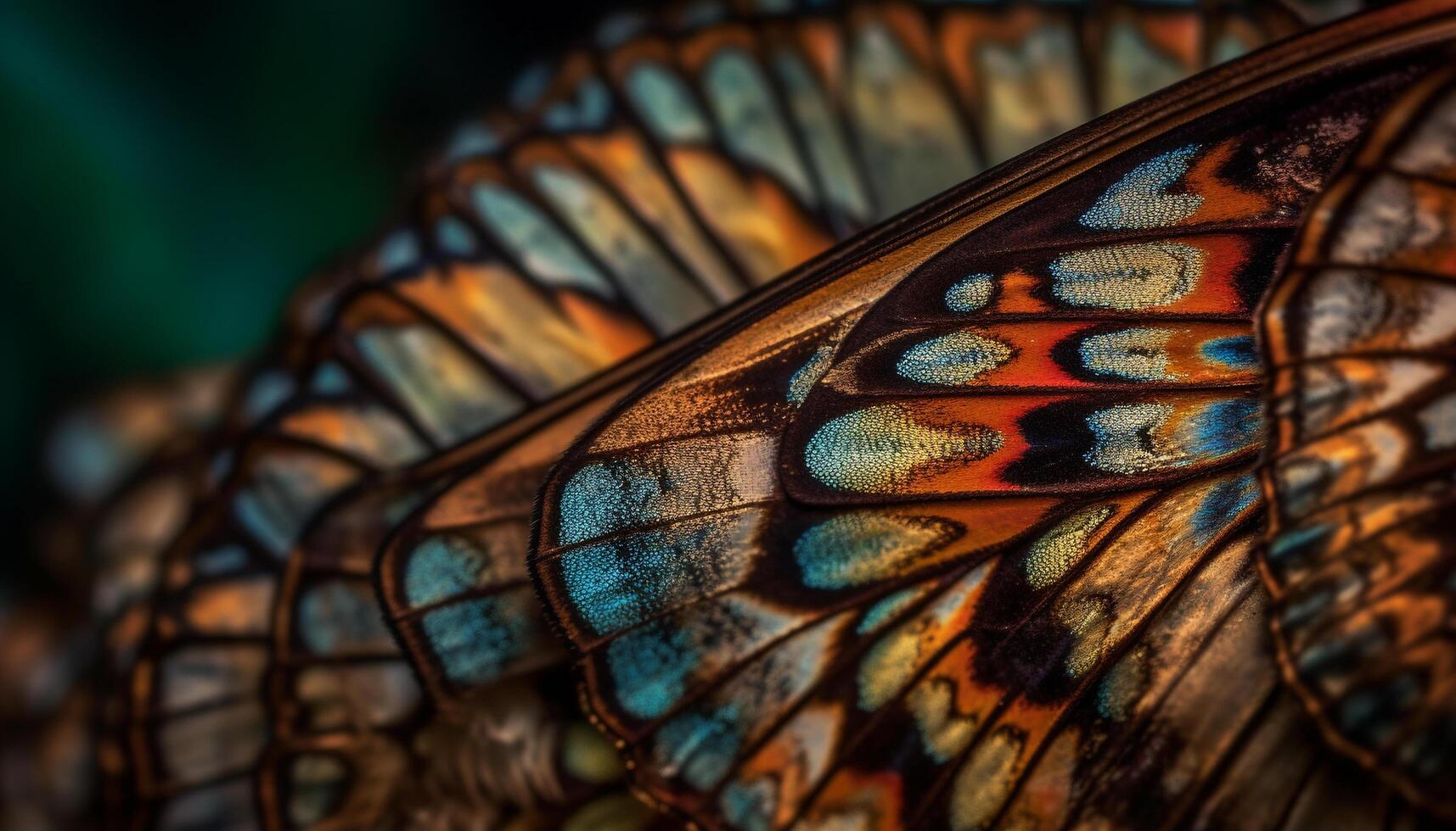 vibrante borboleta asa monitores natureza fragilidade e beleza gerado de ai foto