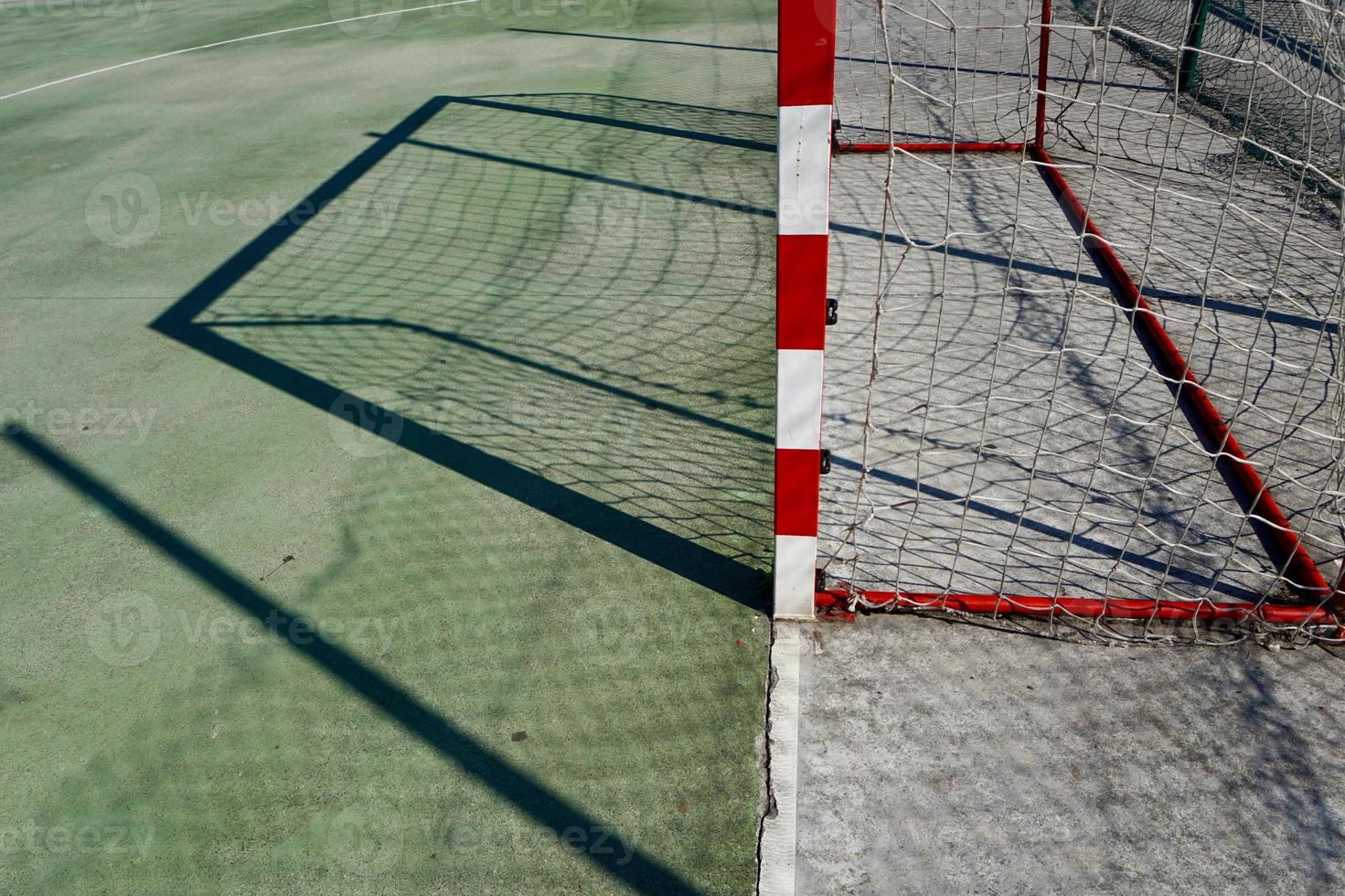 equipamentos de esporte para gol de futebol de rua foto