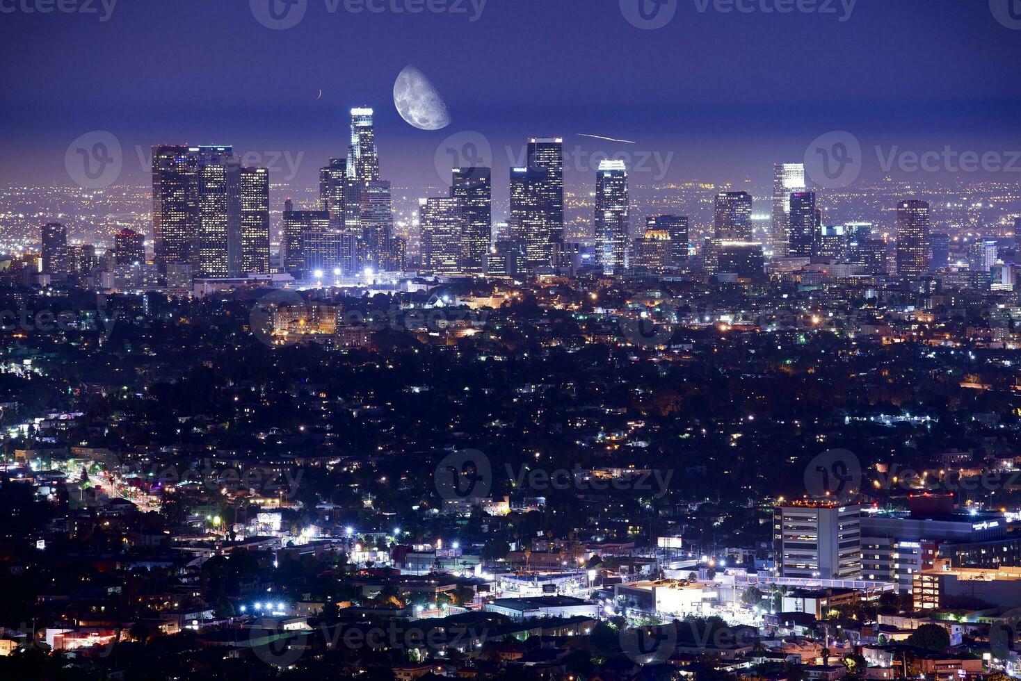 Los Angeles à noite foto