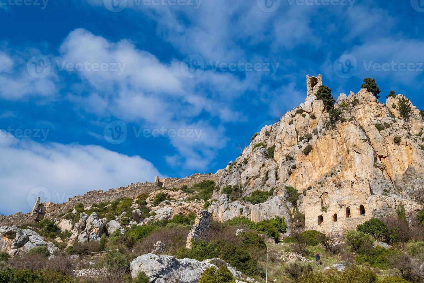 castelo santo hilarion kyrenia chipre foto