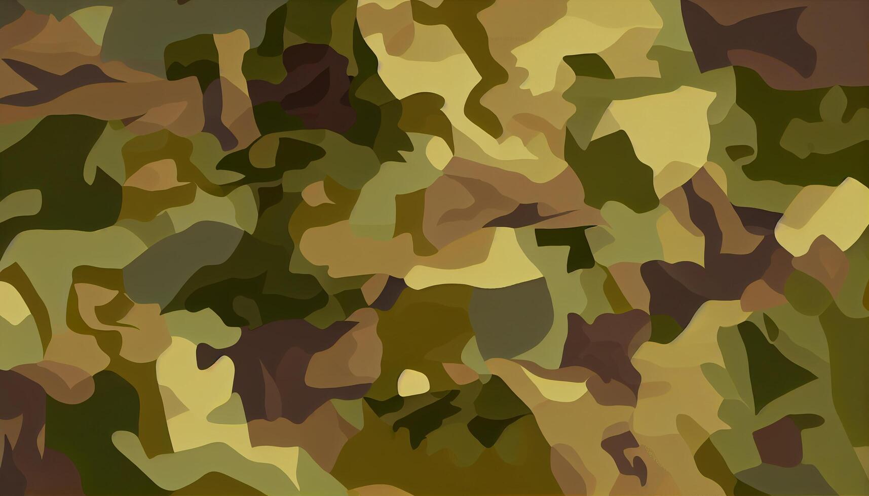 abstrato exército camuflar papel de parede com verde floresta pano de fundo , generativo ai foto