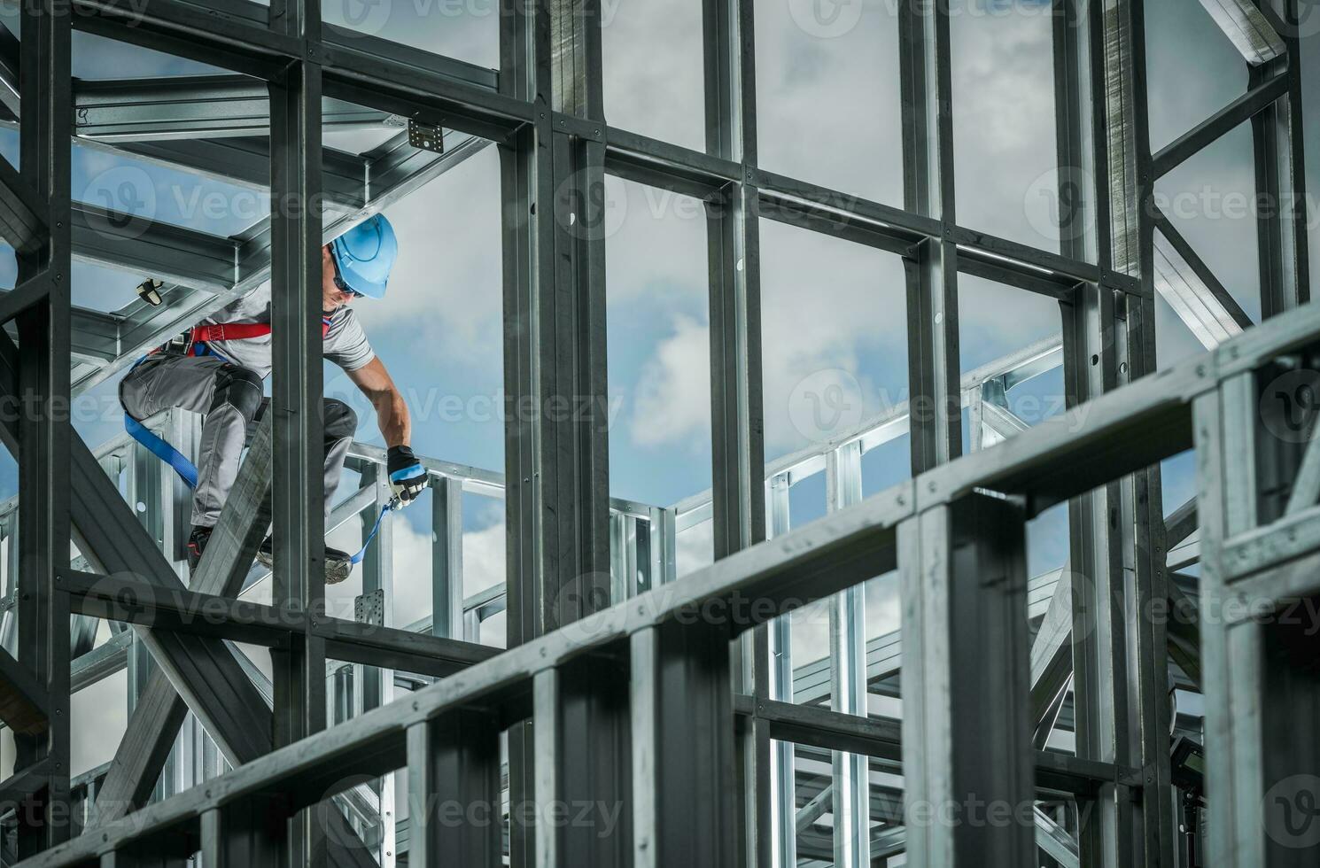 residencial construção quadro, Armação foto