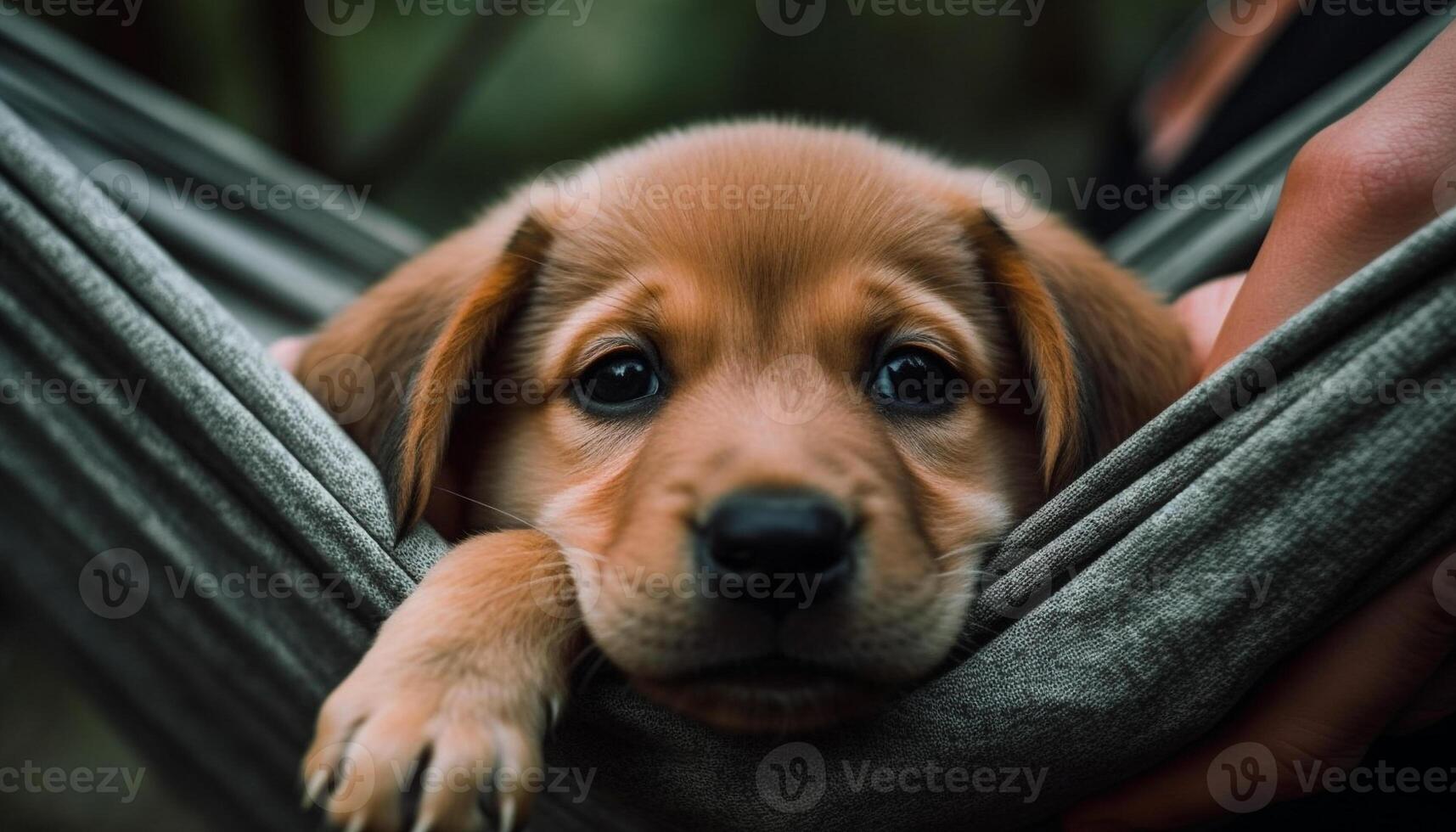 fofa cachorro sentado, olhando triste, necessidades amor gerado de ai foto