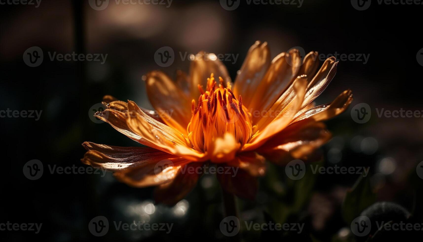 vibrante flores silvestres adornar a Prado dentro verão gerado de ai foto