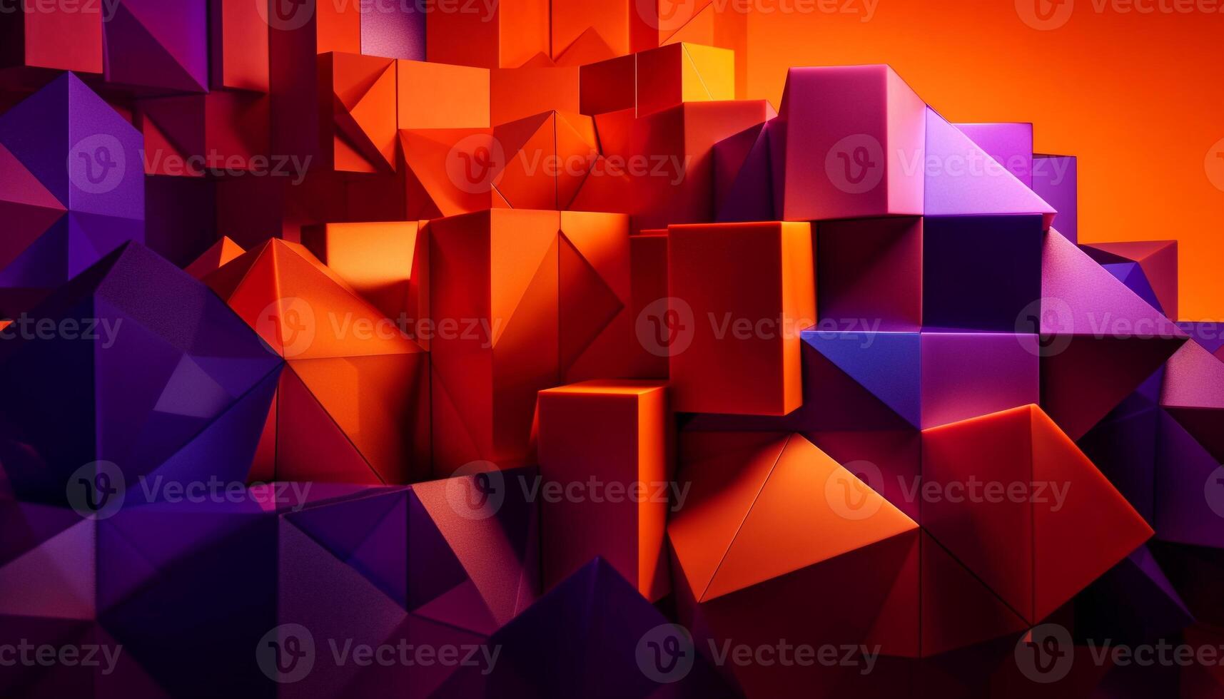 geométrico formas e cores crio futurista caos gerado de ai foto