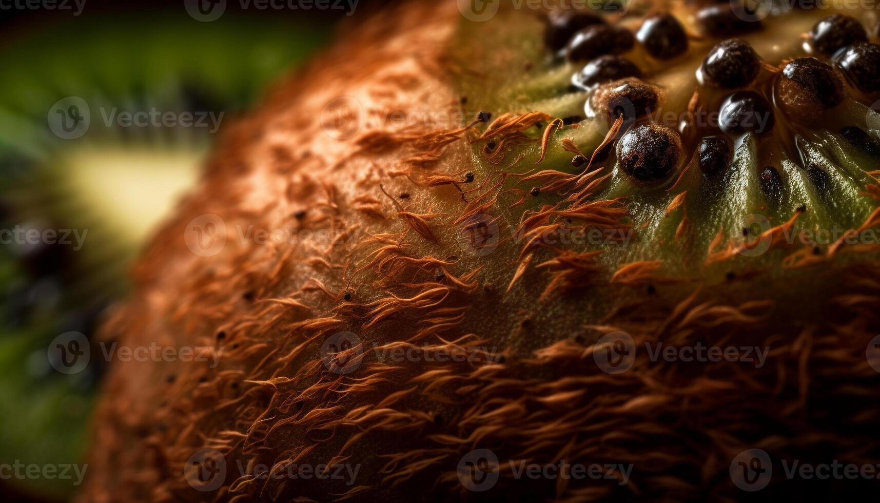 fechar acima do fresco orgânico fruta padronizar gerado de ai foto