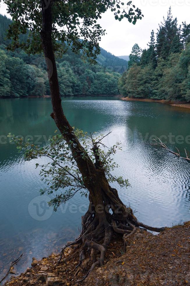 lago na montanha foto