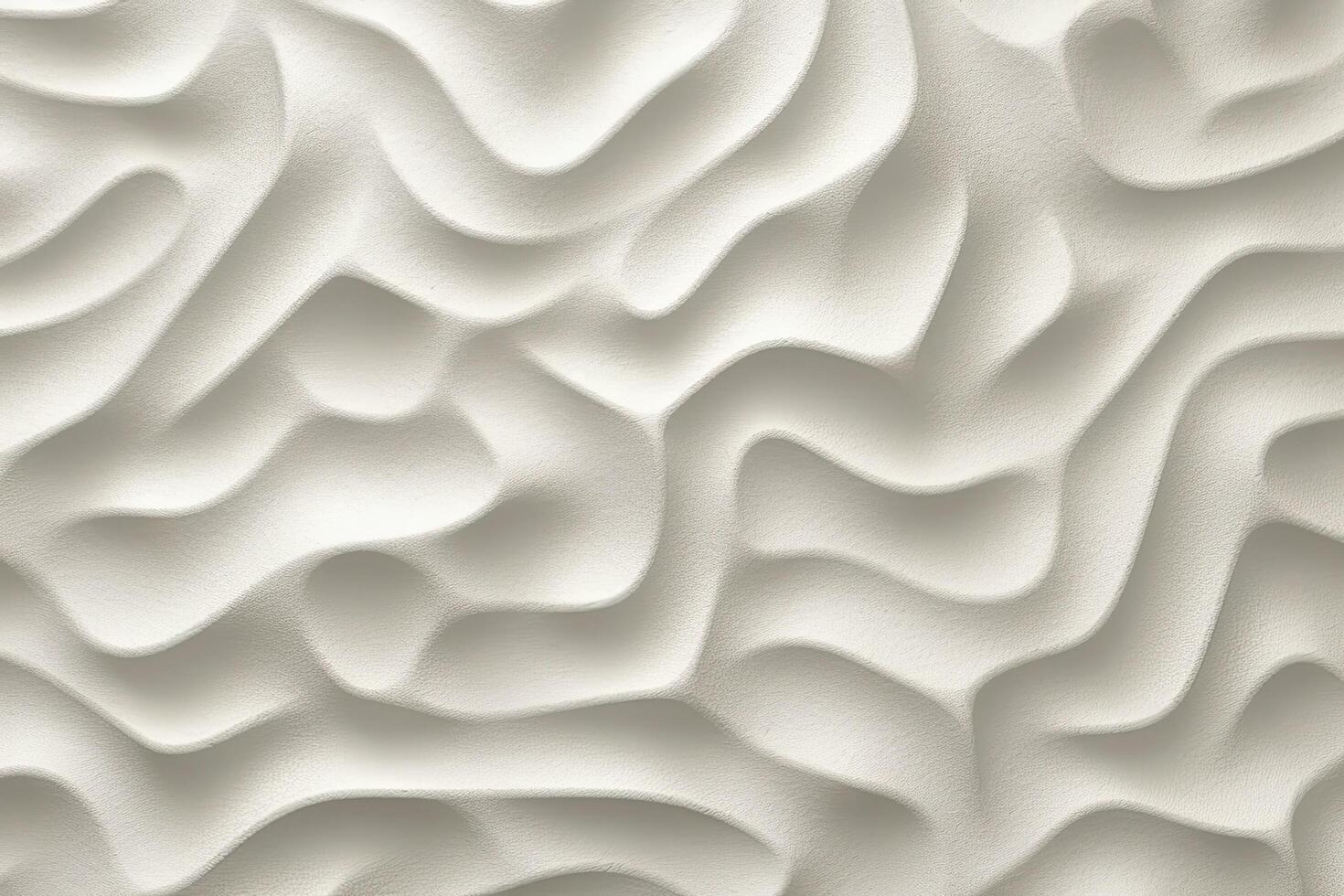 branco redemoinho onda minimalista abstrato moderno parede fundo ai gerado foto