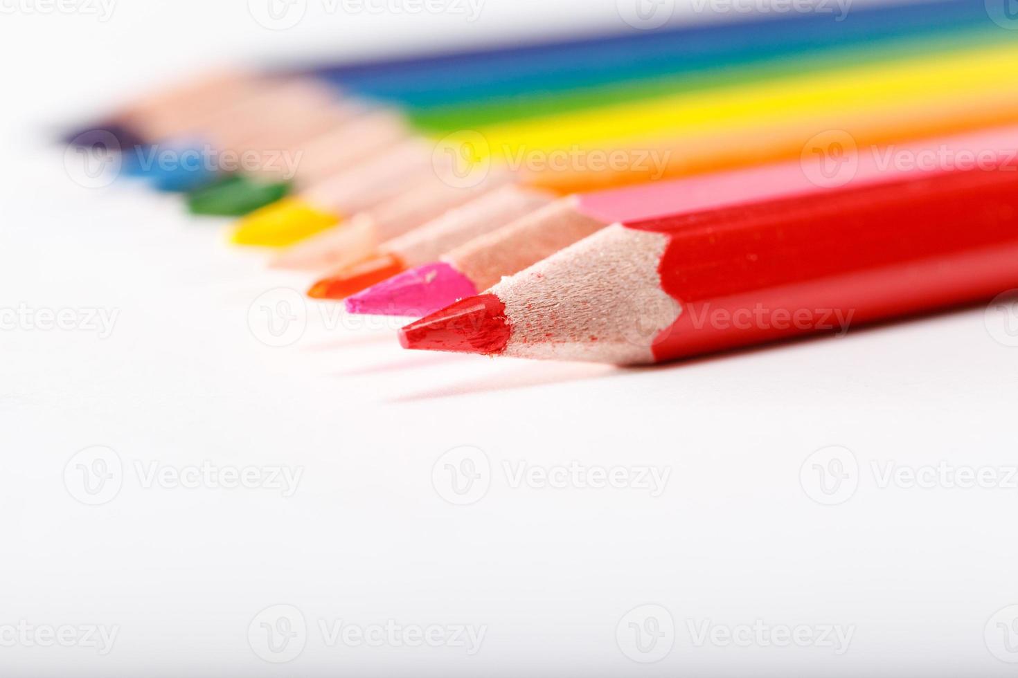 lápis de cor educacionais foto