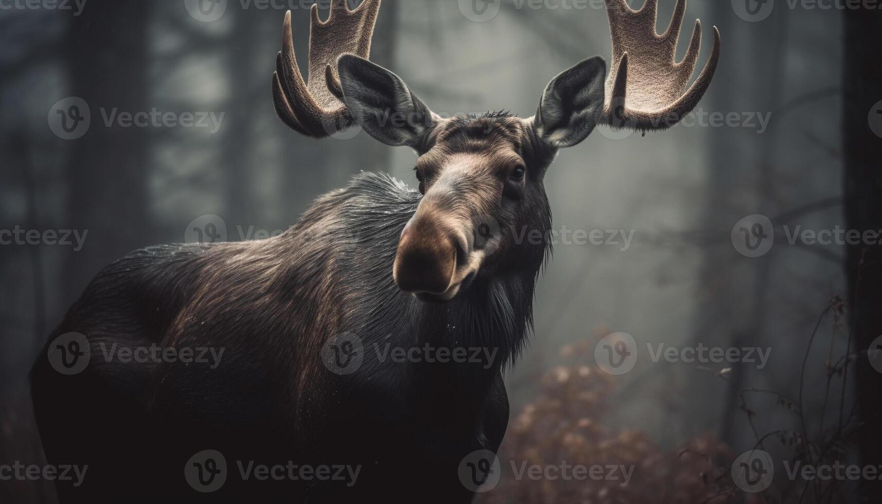 veado pele carrinhos Fora dentro tranquilo floresta generativo ai foto