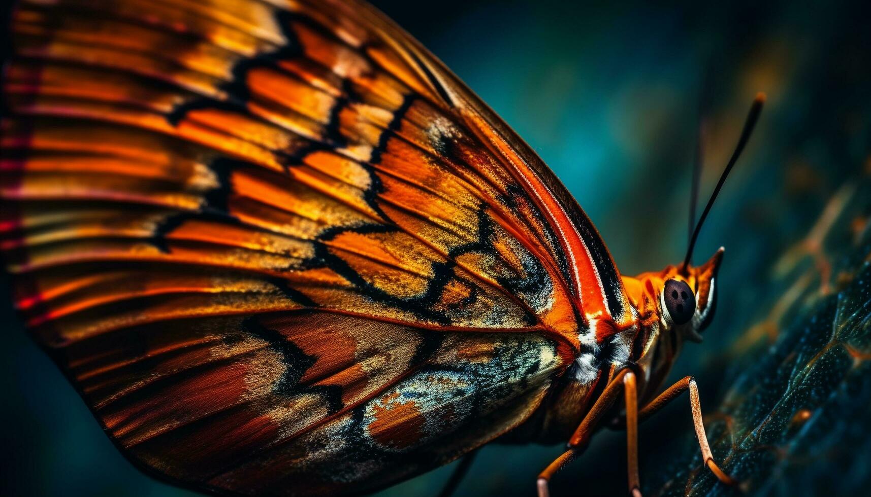 vibrante borboleta asa, amarelo e multi colori gerado de ai foto