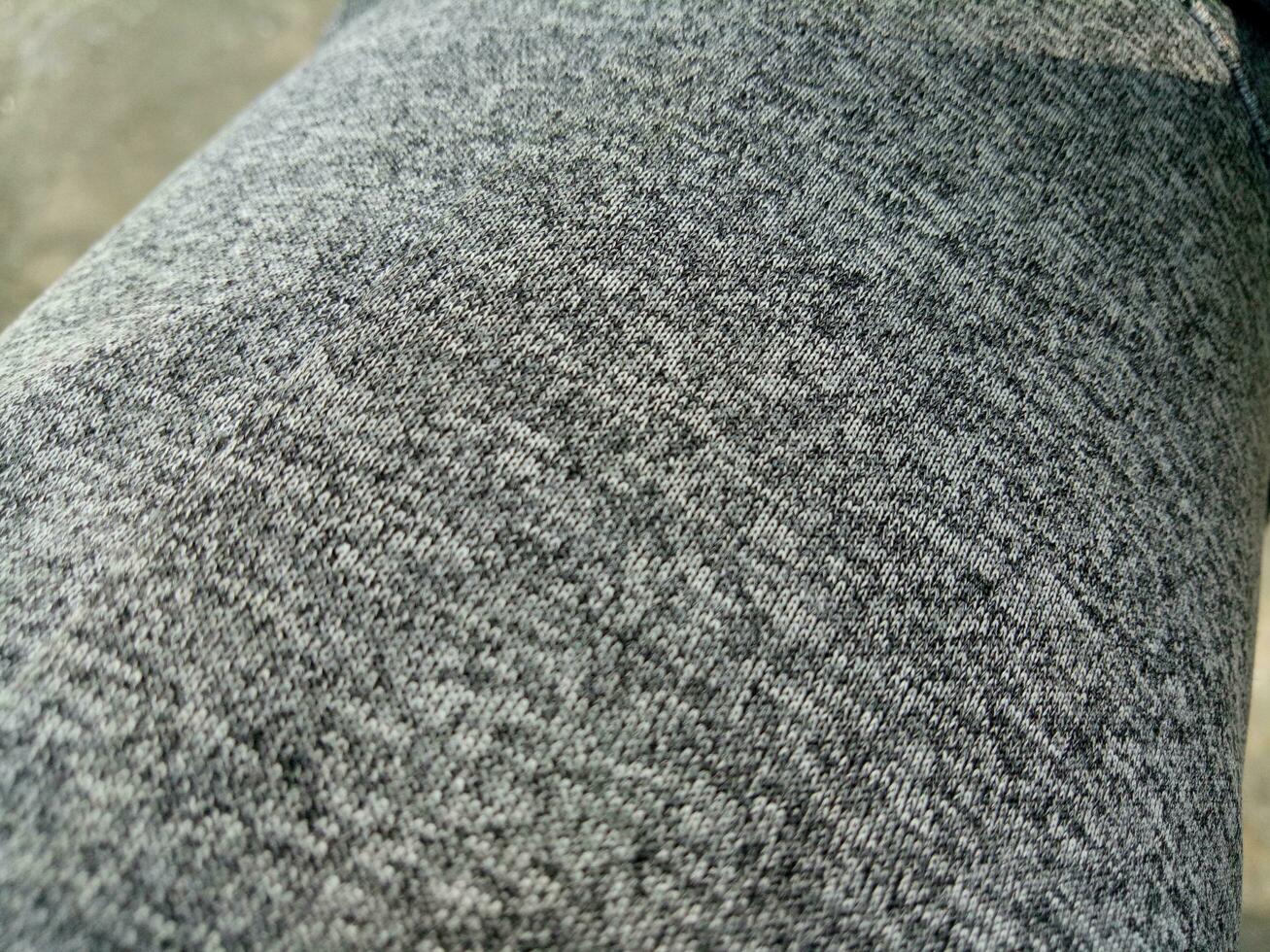 foto do a textura do uma cinzento moletom