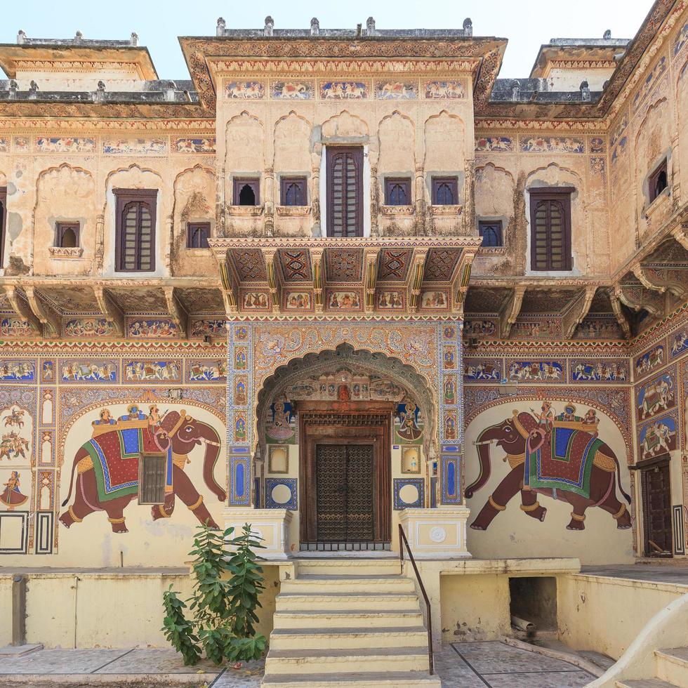 Haveli em Mandawa Rajasthan Índia foto