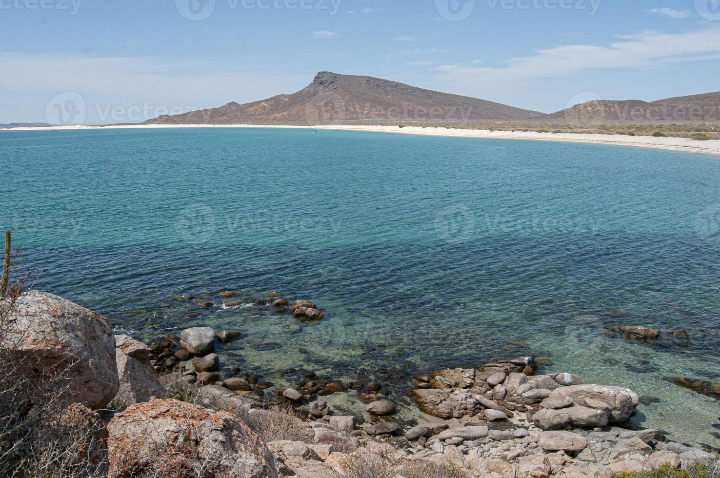 arquipélago isla espiritu santo em la paz, baja california foto