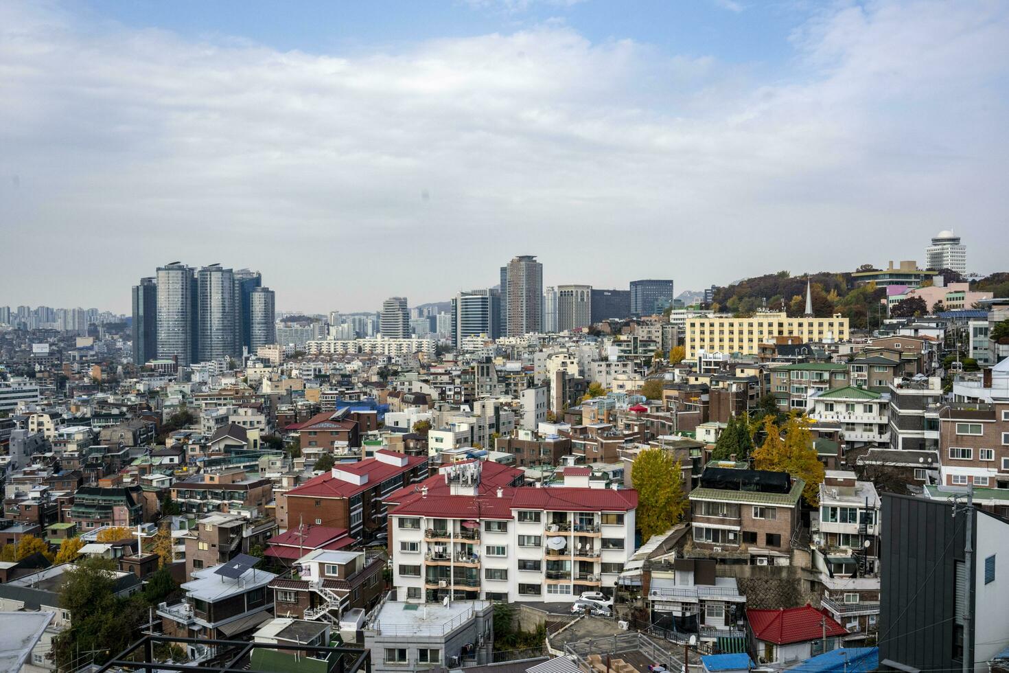 Seul, sul Coréia cidade Visão - yongsan-gu distrito foto