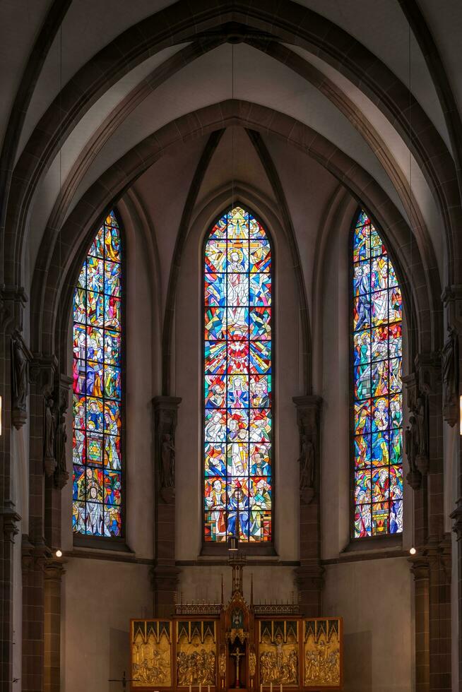 mannheim, Alemanha - pode 28, 2023 Igreja dentro Mannheim foto