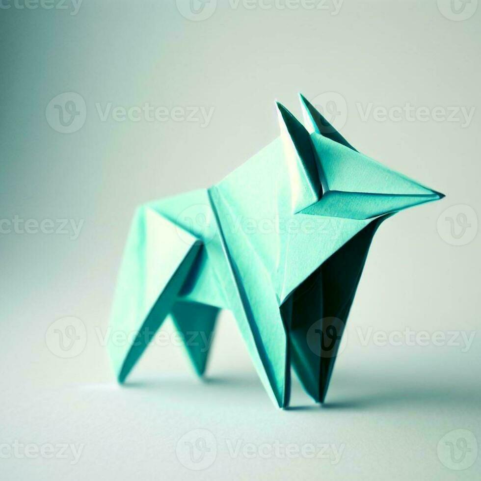 caprichoso maravilhas uma delicioso coleção do fofa origami animais foto