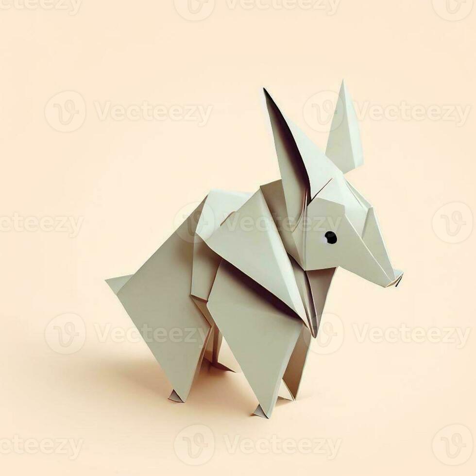 caprichoso maravilhas uma delicioso coleção do fofa origami animais foto