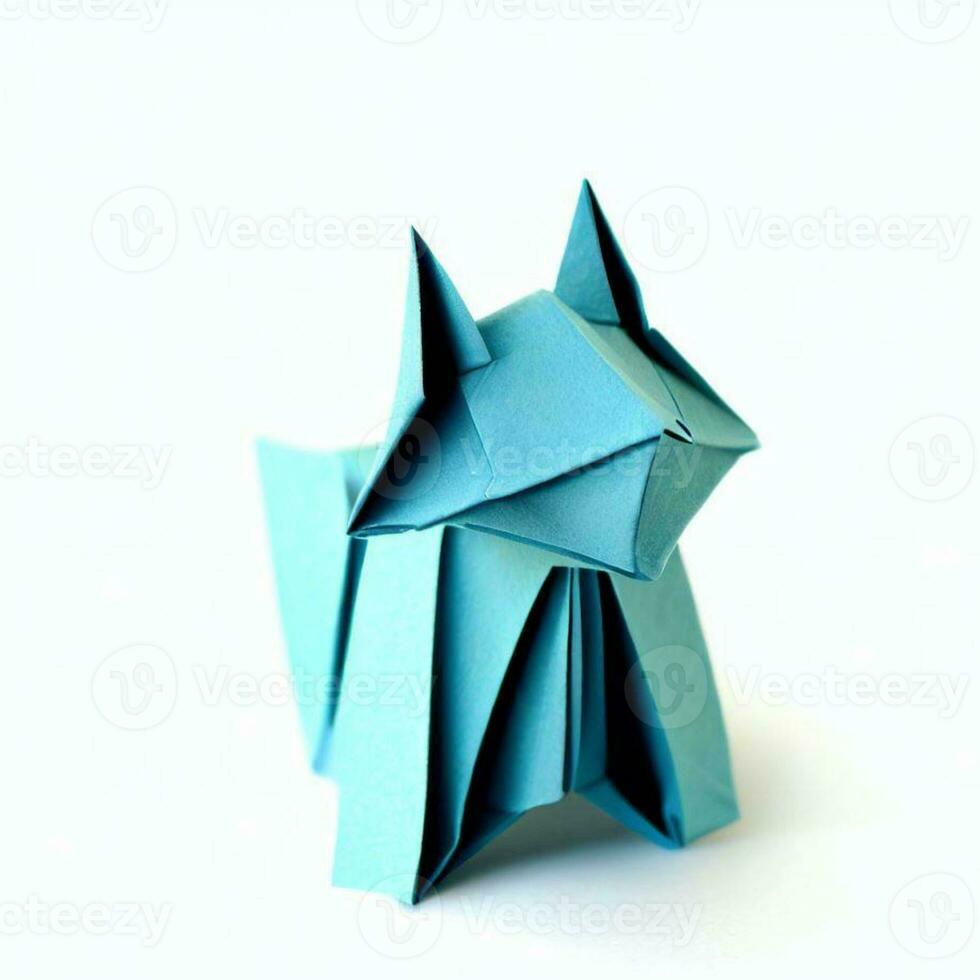 caprichoso maravilhas uma delicioso coleção do fofa origami animais foto