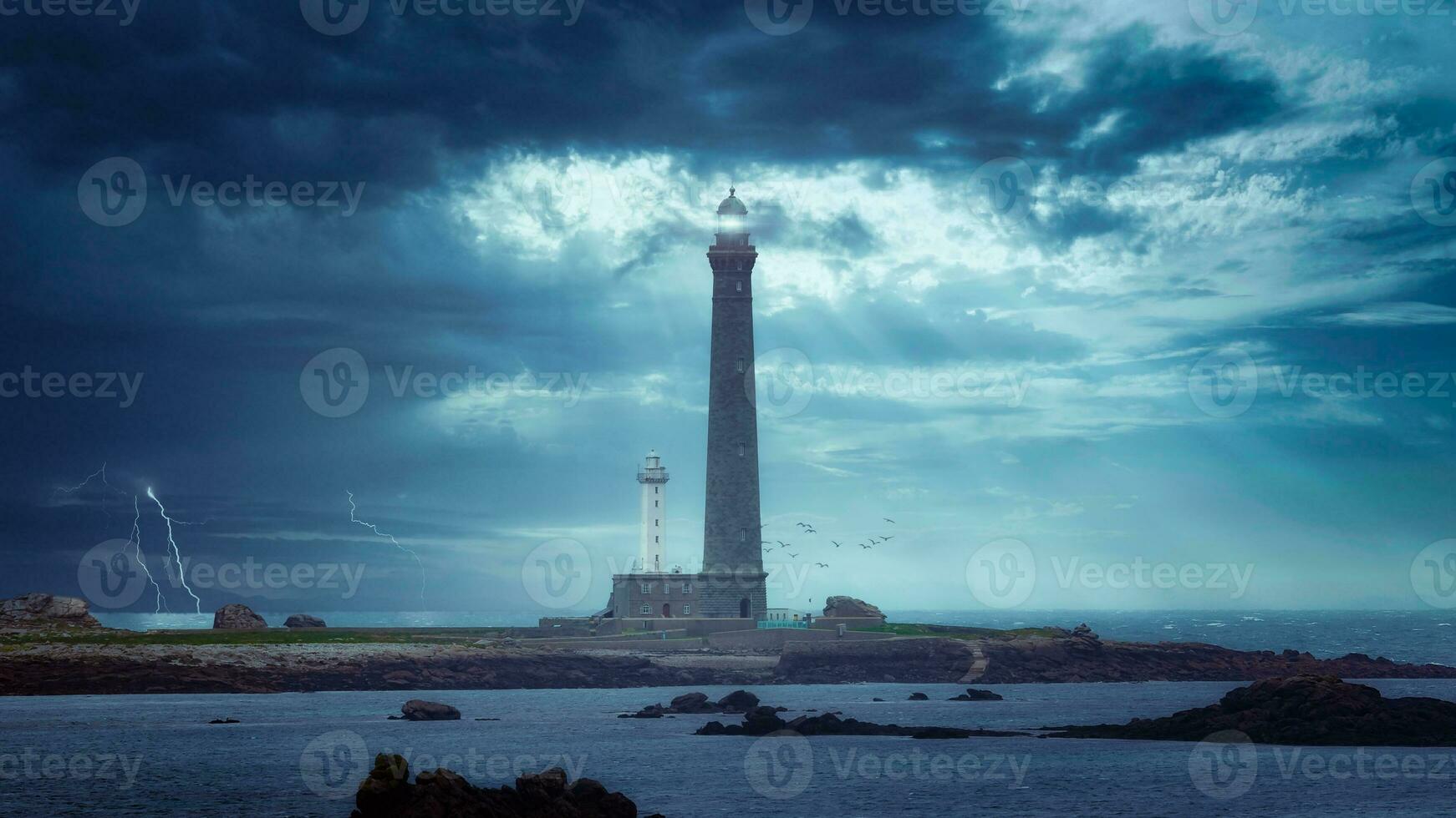 farol do ile vierge dentro França foto