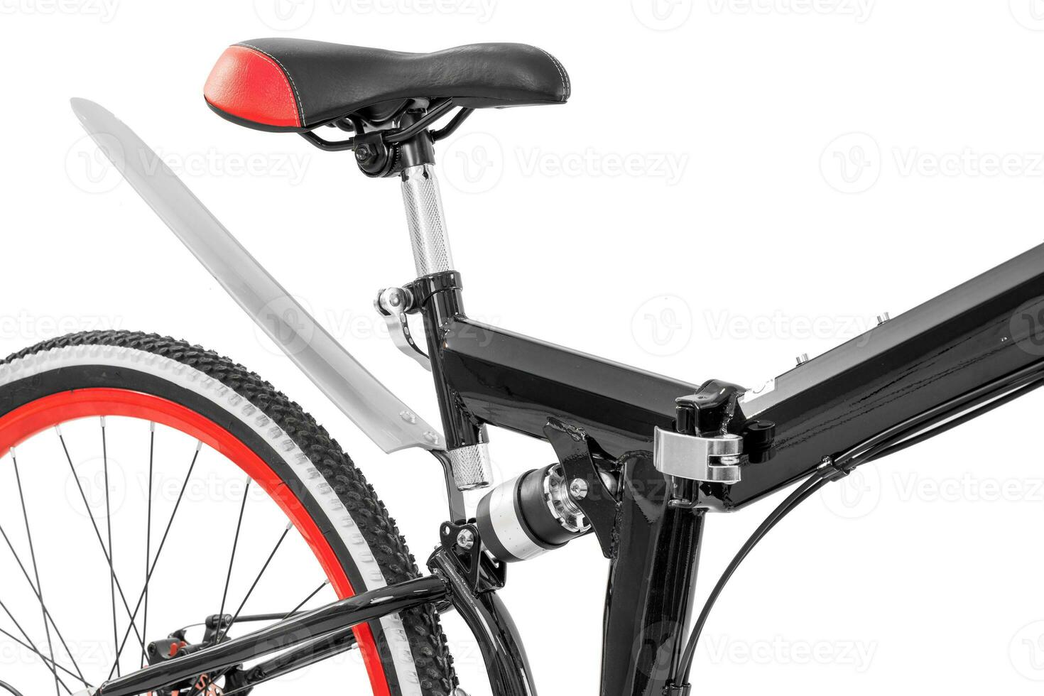 bicicleta isolado em branco fundo sem sombra foto