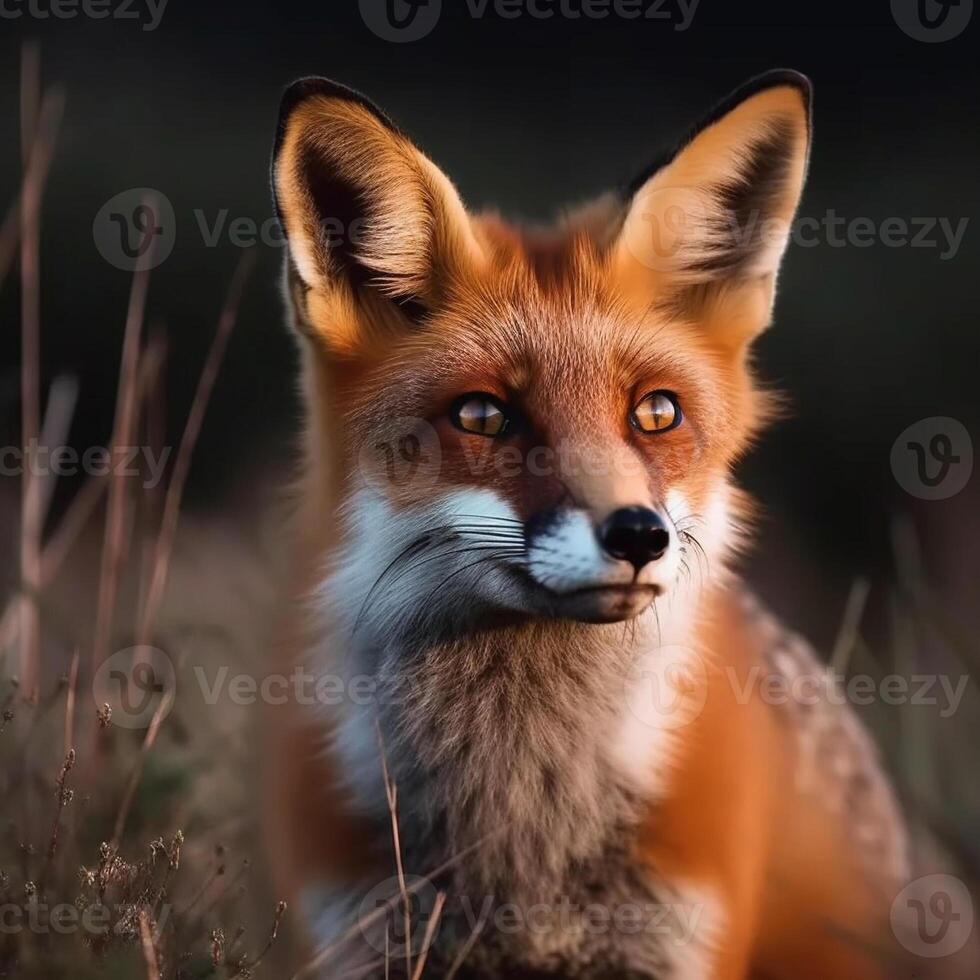 animal fotografia fotos sobre raposas ai gerado