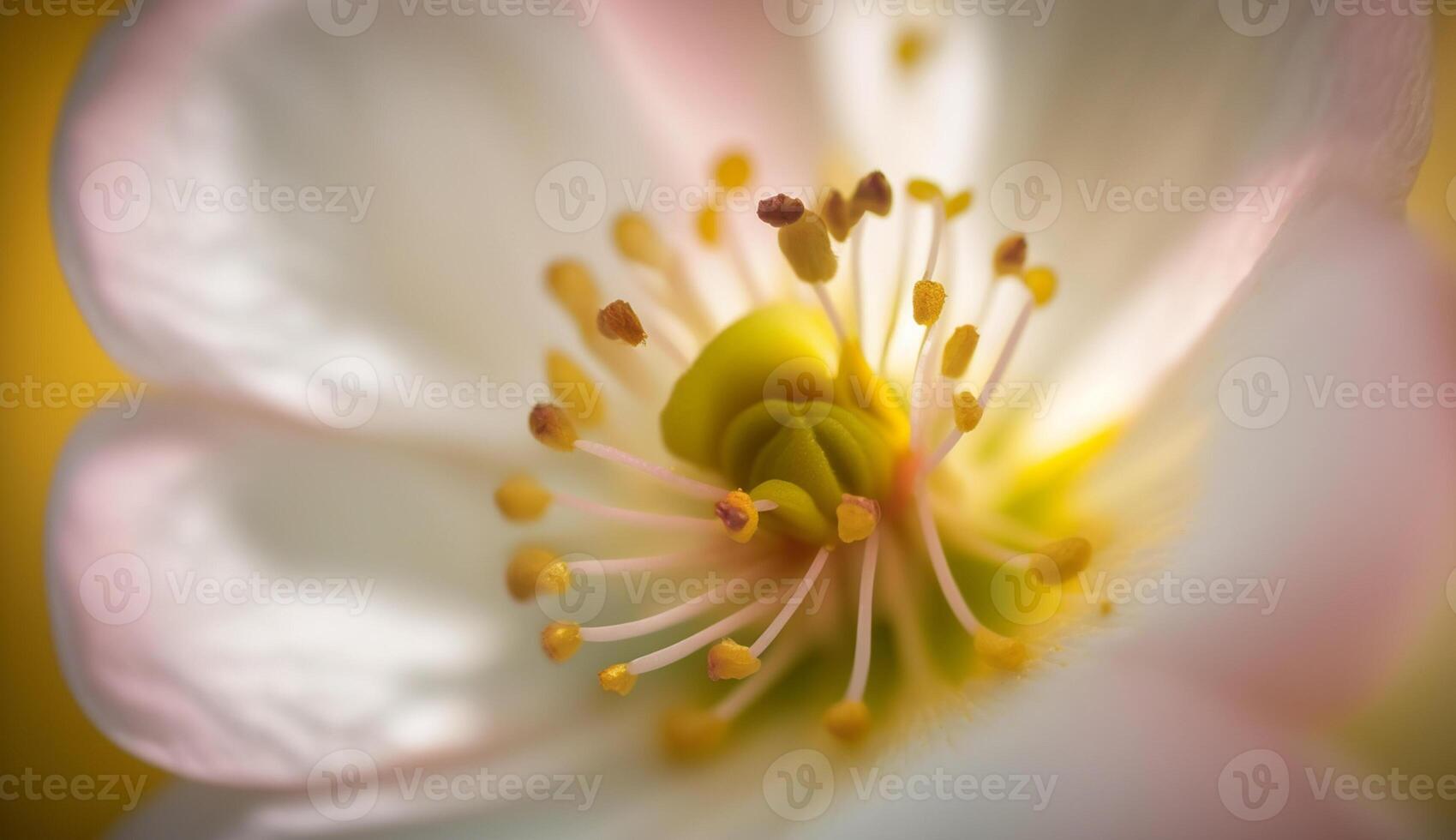 fechar acima do uma solteiro da flor pétala beleza , generativo ai foto