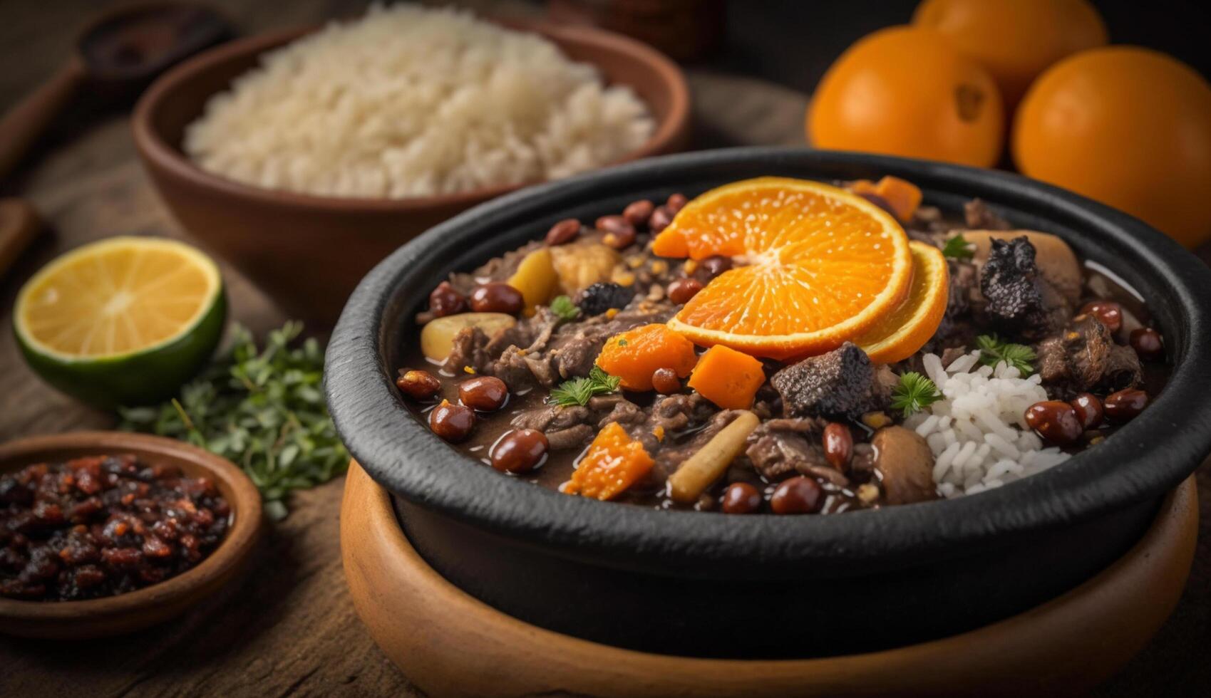 fresco, saudável refeição com orgânico carne e legumes , generativo ai foto