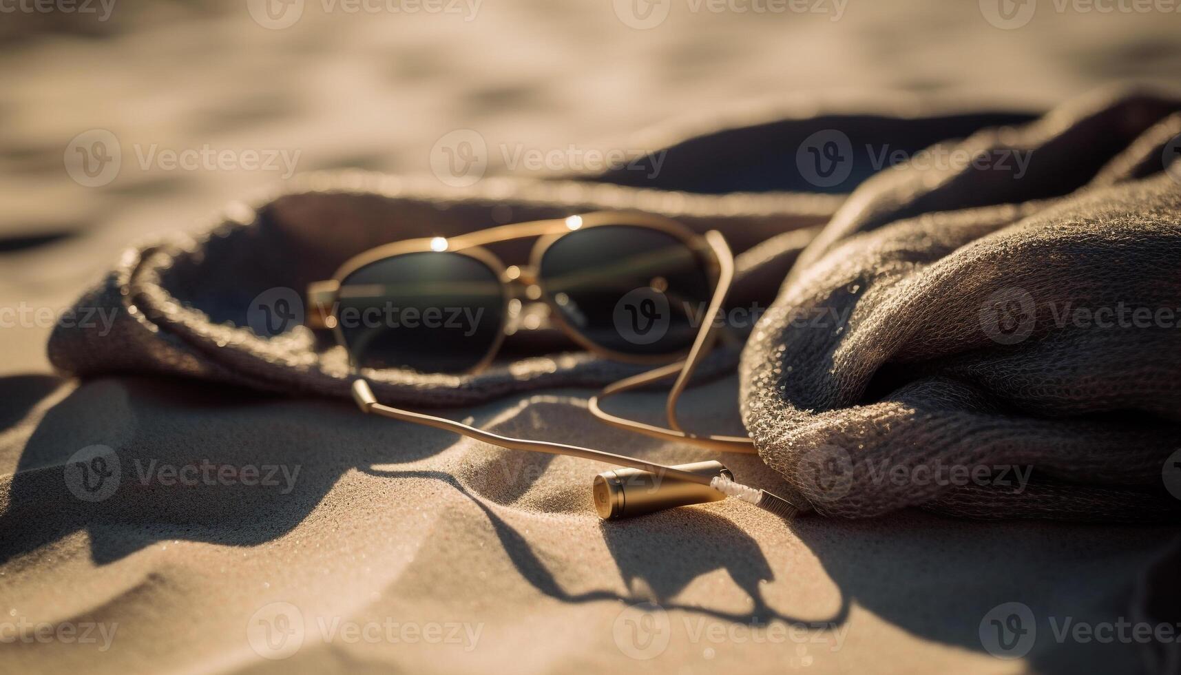 oculos de sol refletir verão aquecer, moda e elegância gerado de ai foto