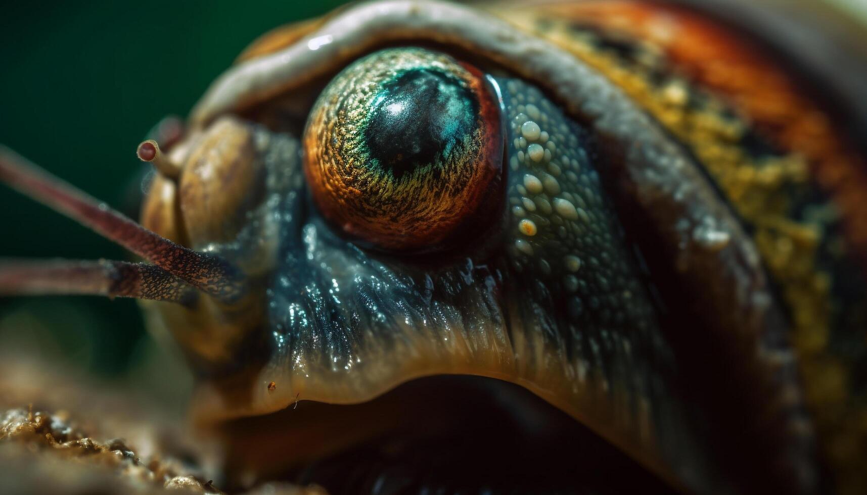 embaixo da agua artrópode beleza capturado dentro extremo fechar acima gerado de ai foto