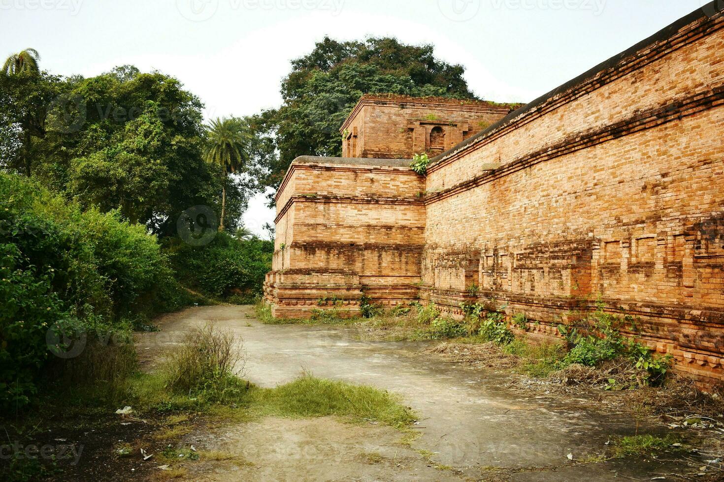 ruínas do nalanda universidade foto