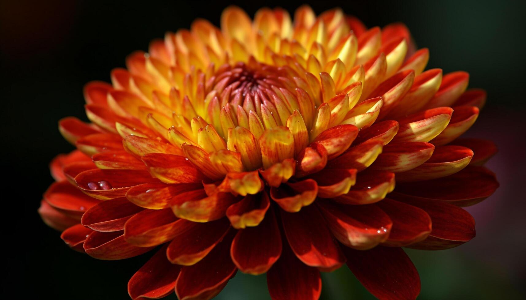 vibrante dálias flor dentro formal jardim beleza gerado de ai foto