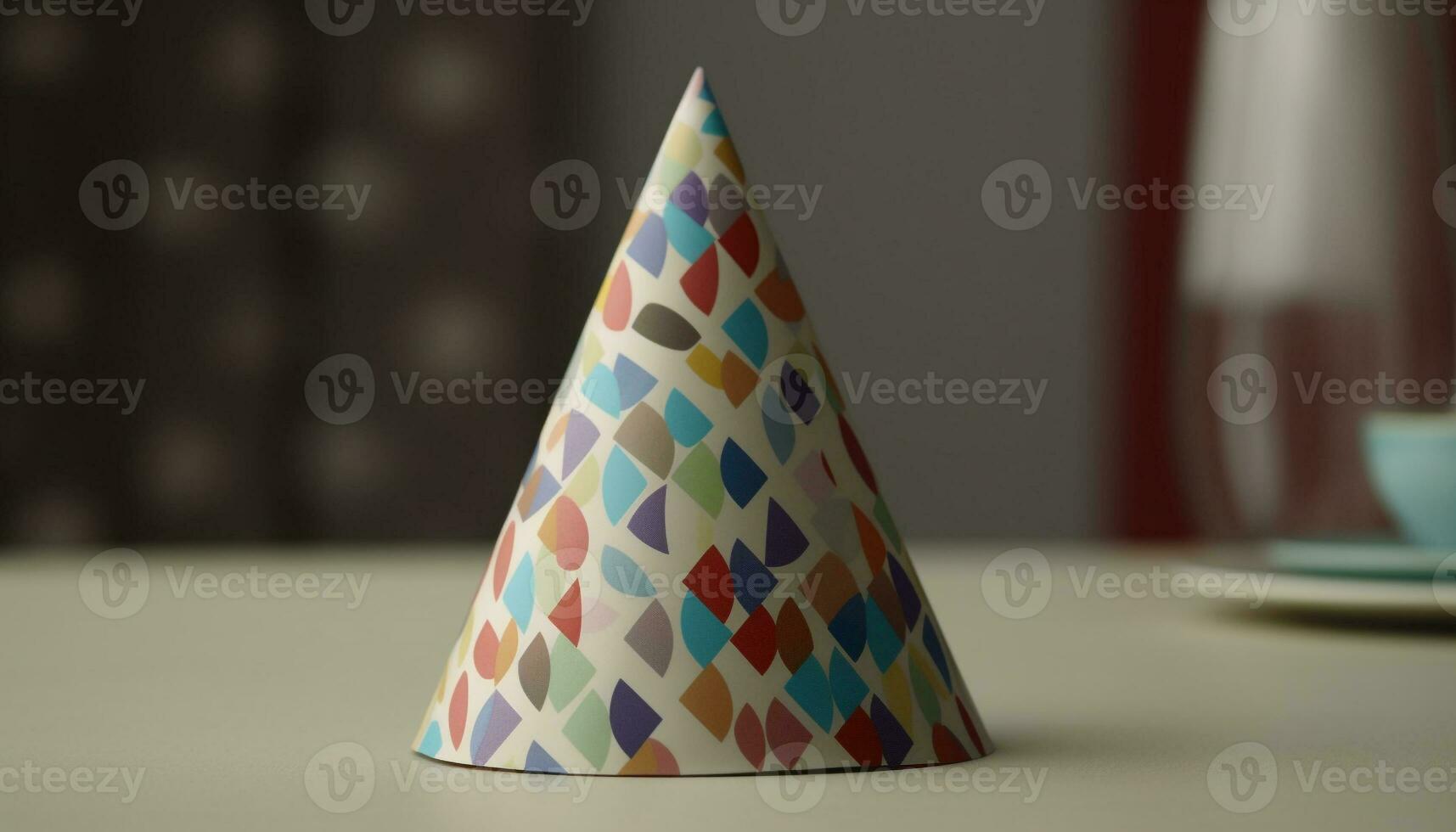 fofa cone brinquedo traz alegria para festa celebração gerado de ai foto