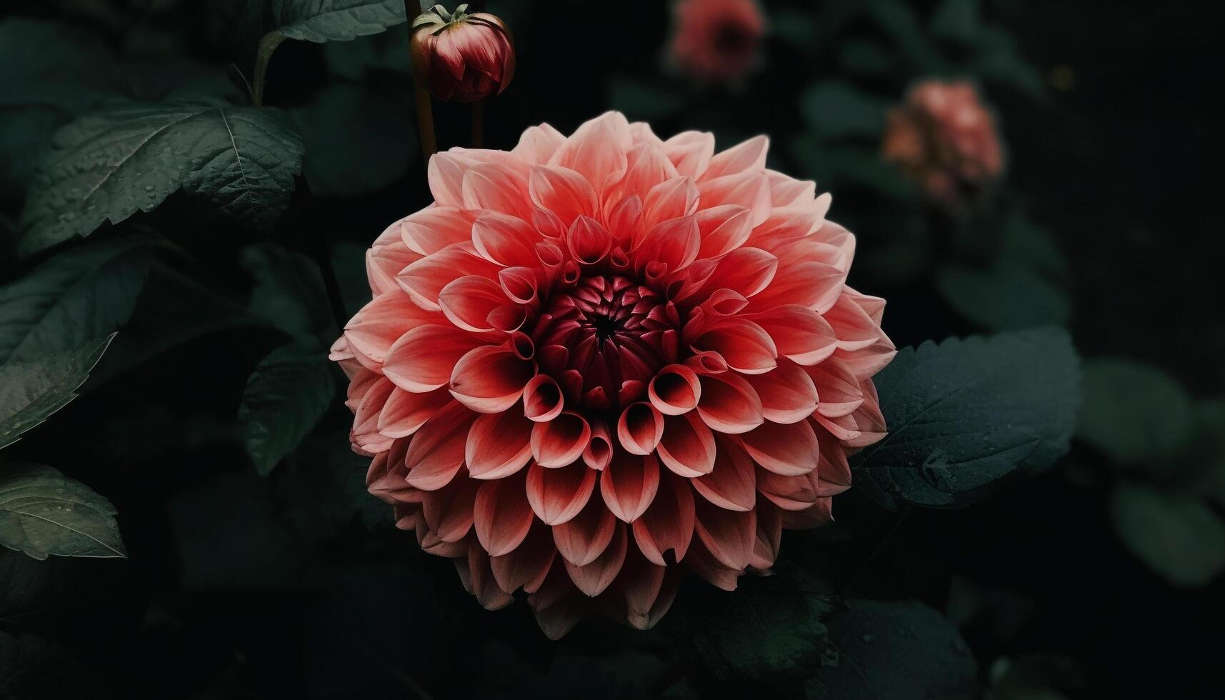 vibrante cores do solteiro flor dentro fechar acima, exibindo natureza beleza gerado de ai foto