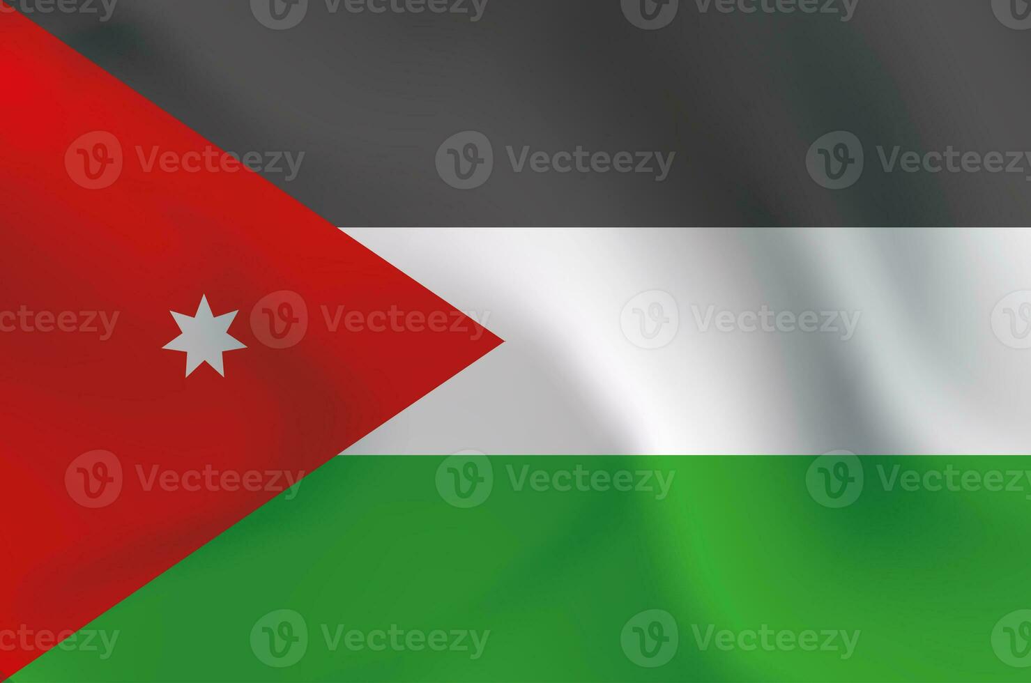 Jordânia bandeira ilustração imagem foto