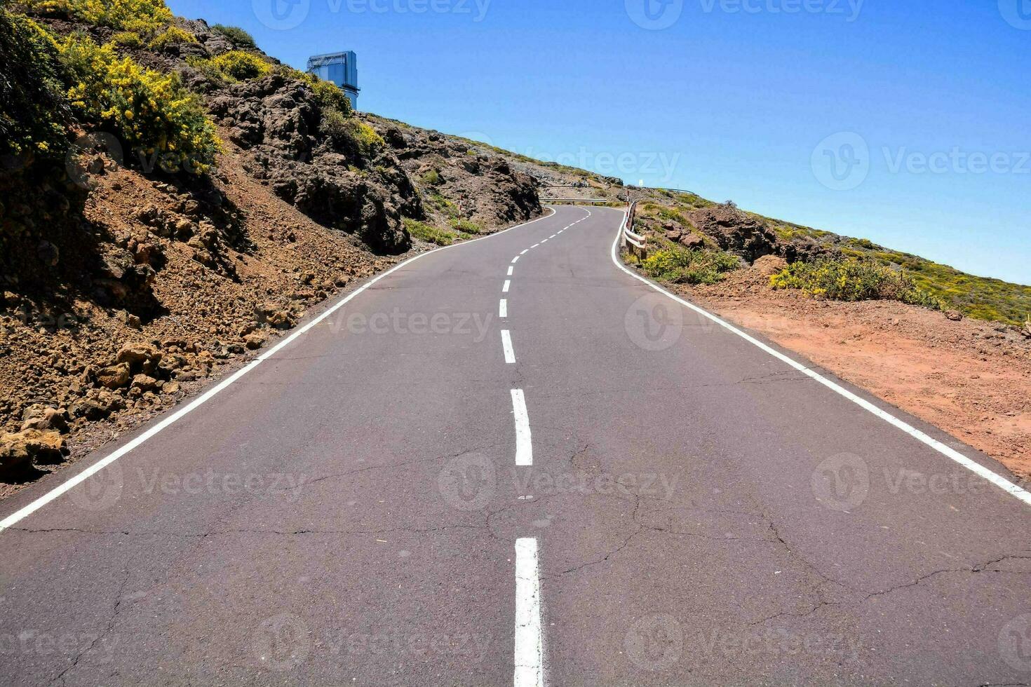 vista panorâmica da estrada foto