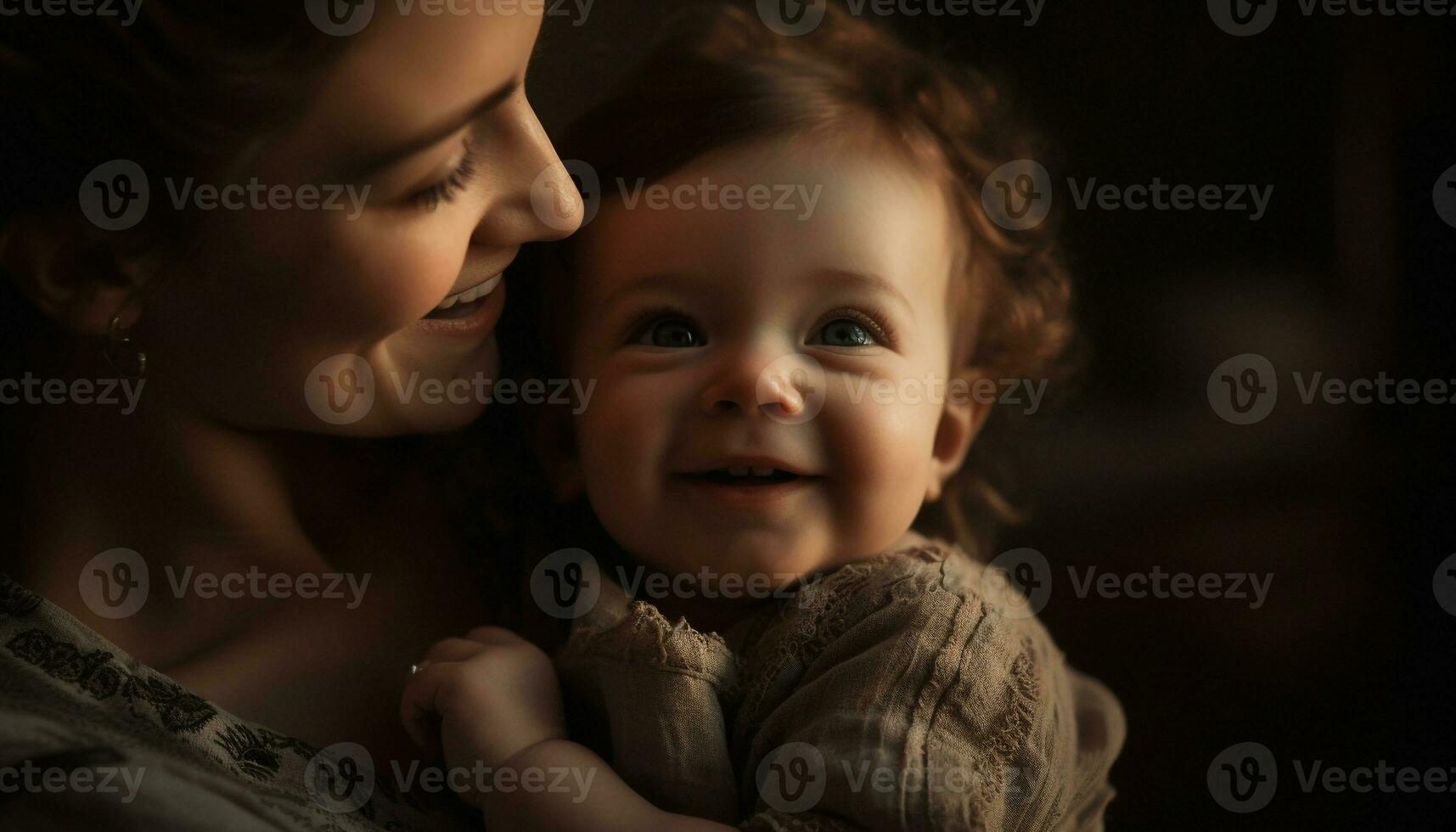 sorridente família abraçando união, amor e felicidade dentro retrato gerado de ai foto