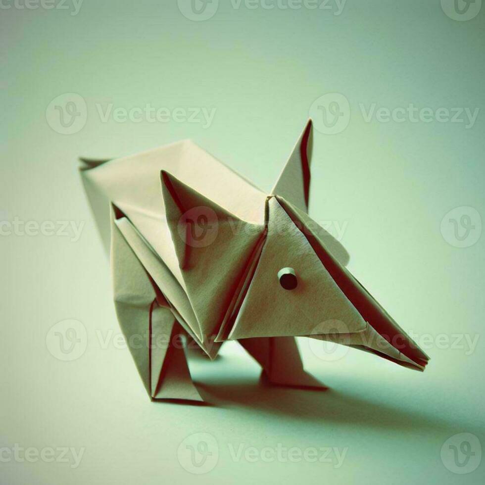 caprichoso maravilhas uma delicioso coleção do fofa origami animais foto