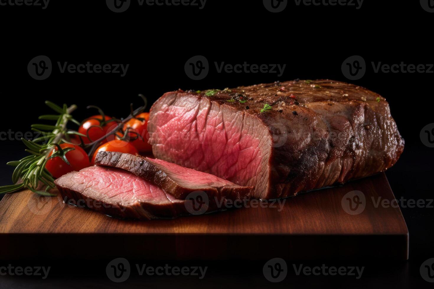 estoque foto do wagyu carne bife assado Comida fotografia generativo ai