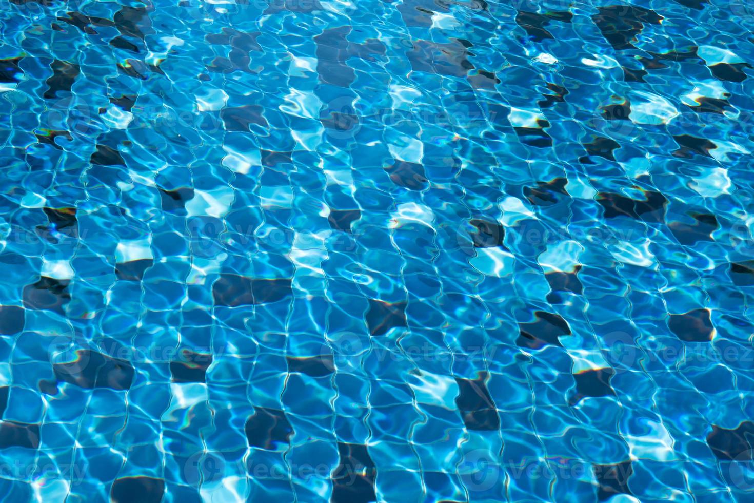 imagem abstrata de azulejo de piscina azul foto