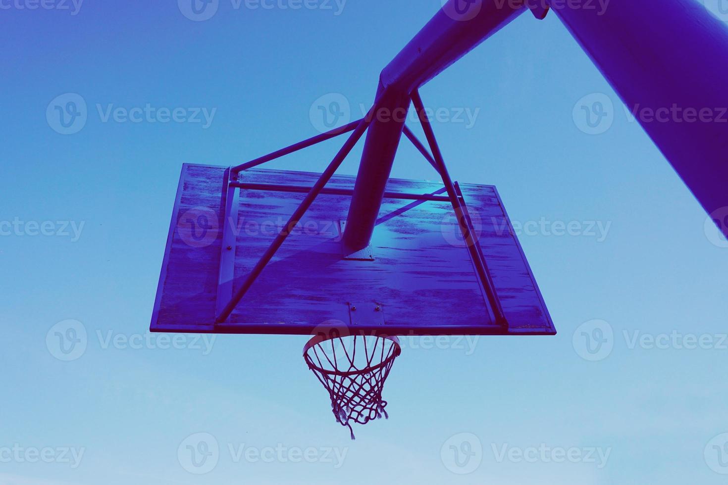 equipamento de esporte para basquete de rua foto