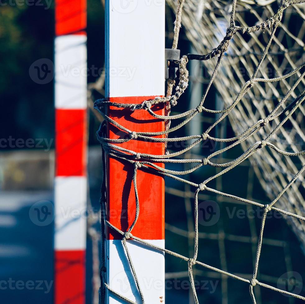 equipamentos de esporte para gol de futebol de rua foto