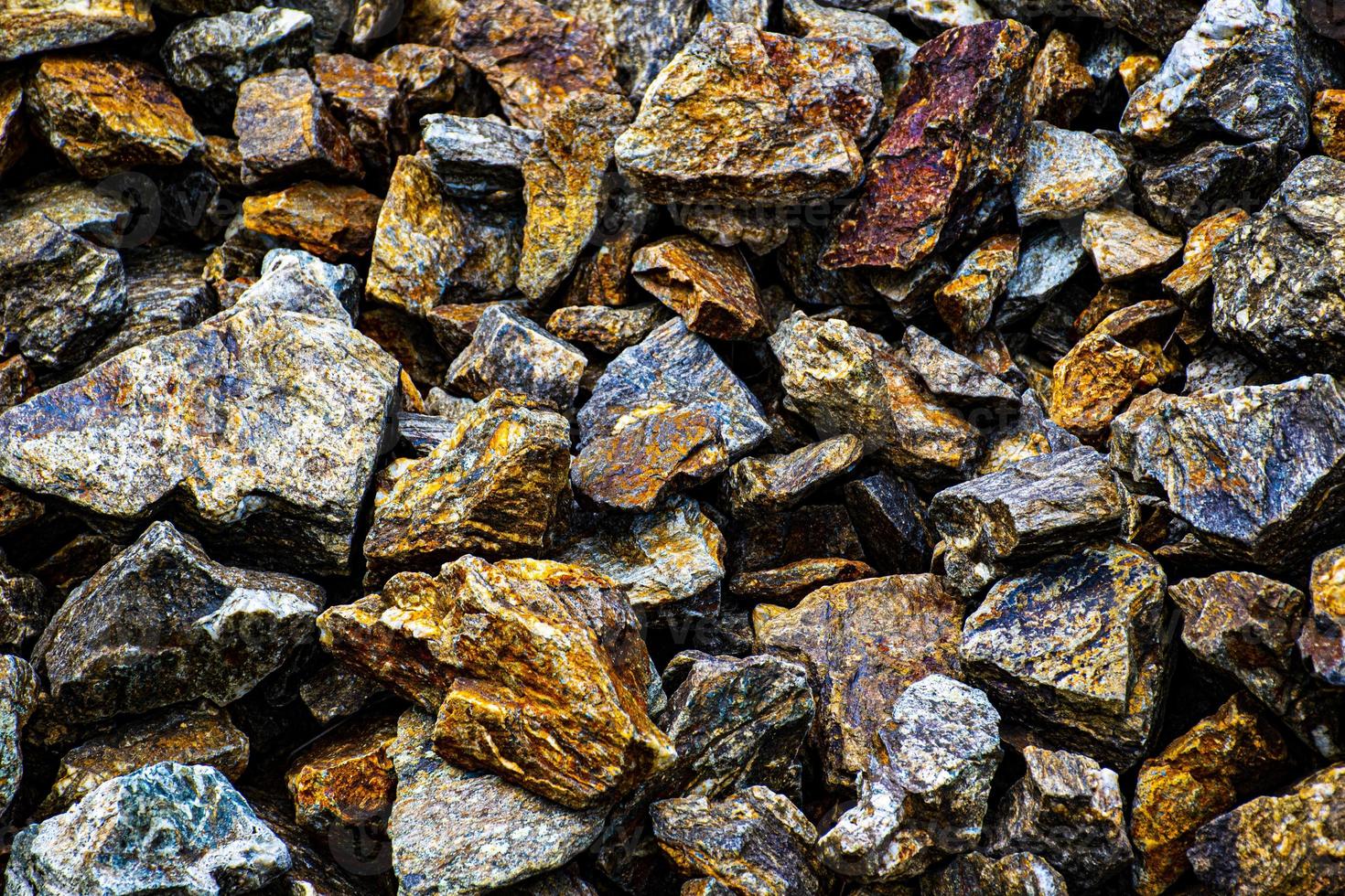 close-up de rochas de granito foto