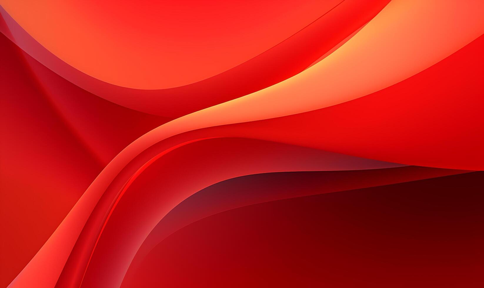 abstrato vermelho laranja líquido onda fundo ai gerado foto